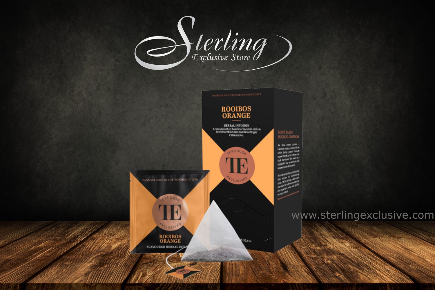 TE Gourmet Tea Bag Roiboos Orange 20x 1,75g