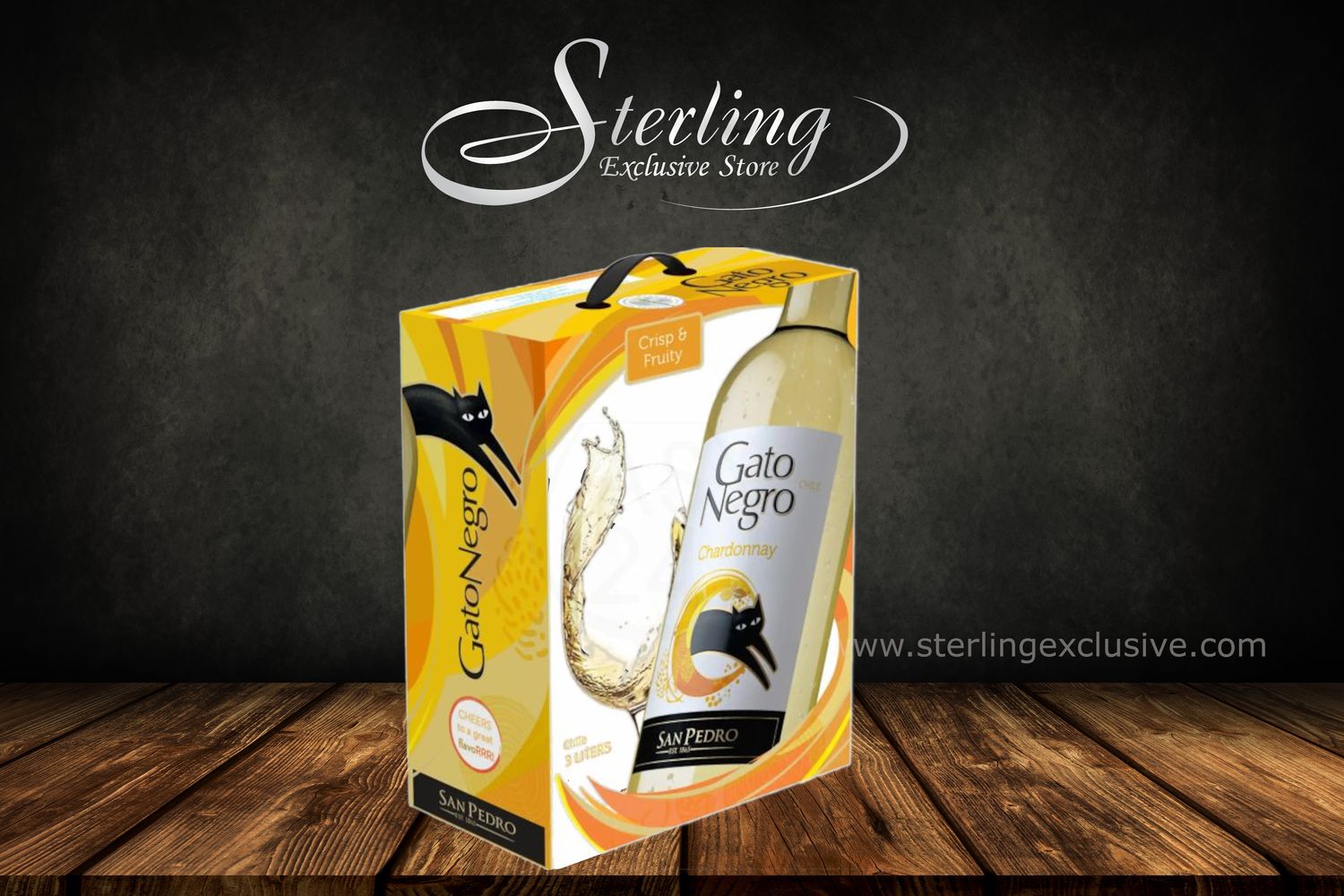 Gato Negro Chardonnay 13% Bag in Box 3.000ml