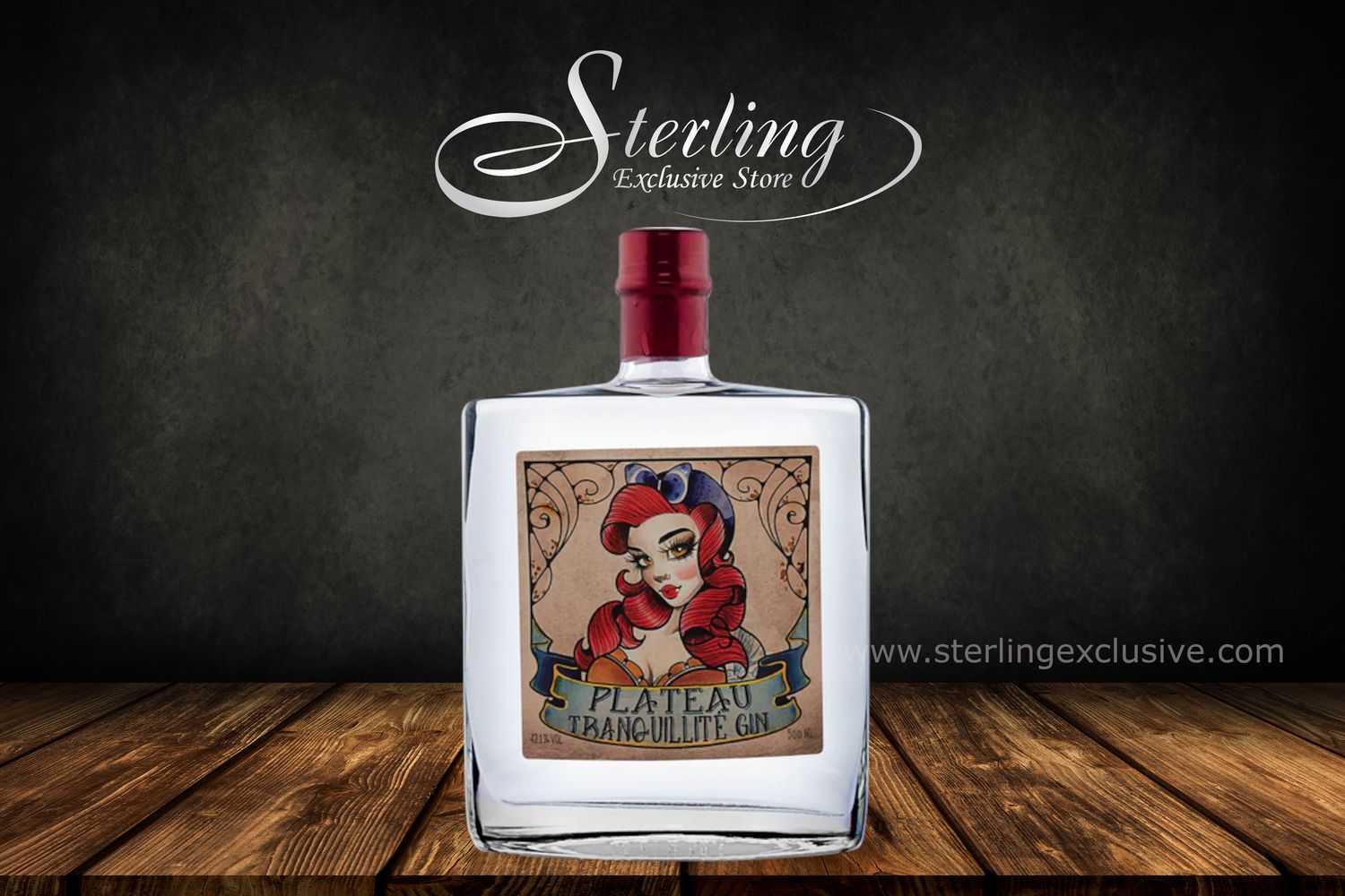 Plateau Tranquillité  Gin 42,1 %  500 ml