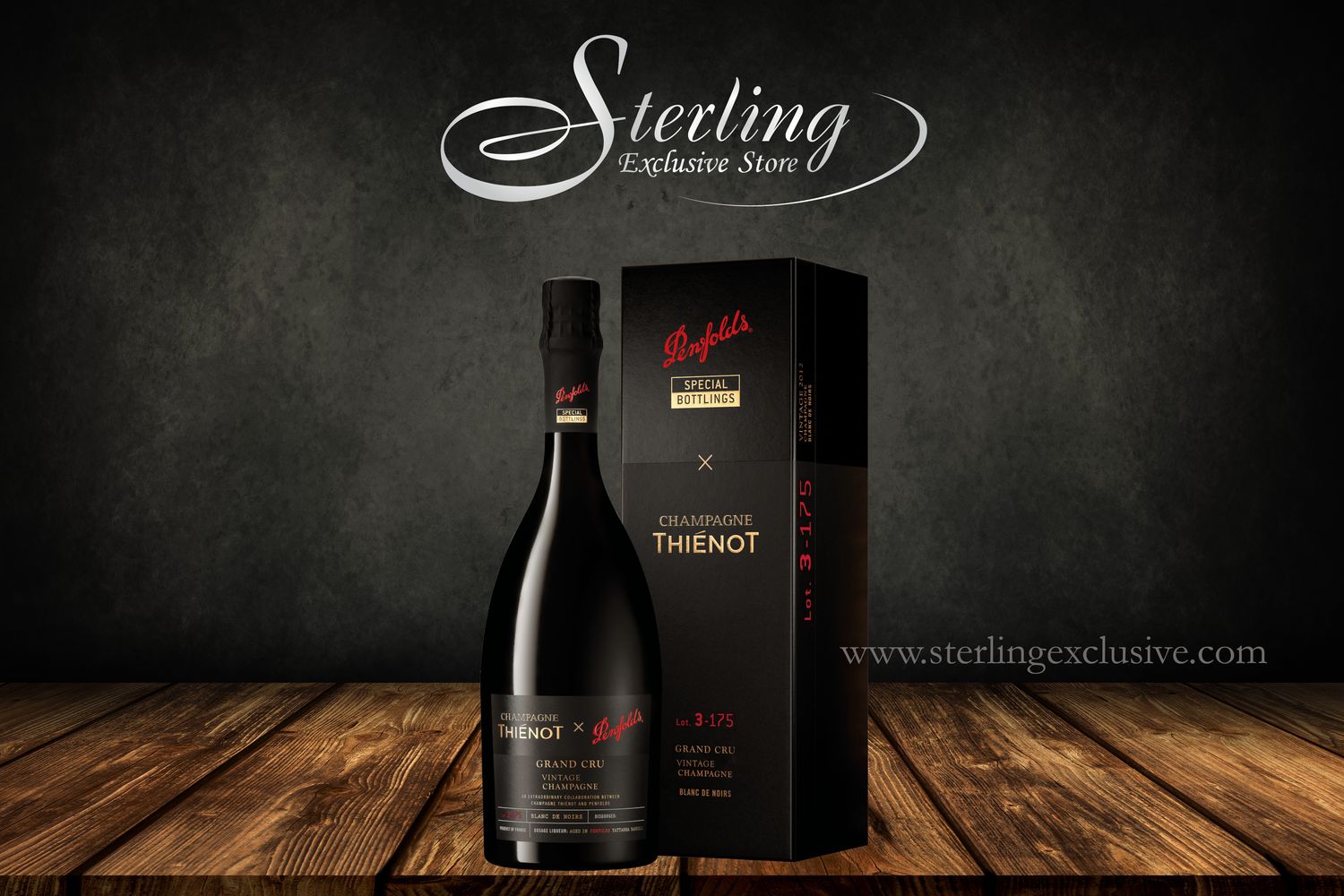 Penfolds Champagne Thienot Lot 3 Blanc de Noirs (Grand Cru) 2013 - 12% - 750ml in Geschenkverpackung