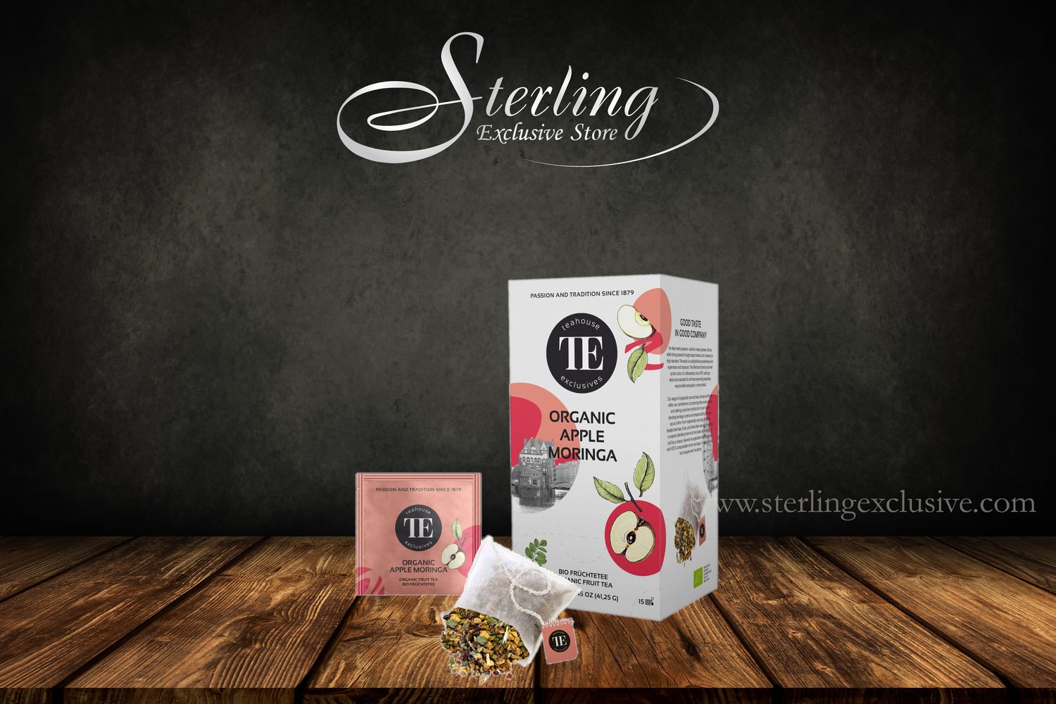 TE Organic Tea Bag Apple Moringa 15x3,5g