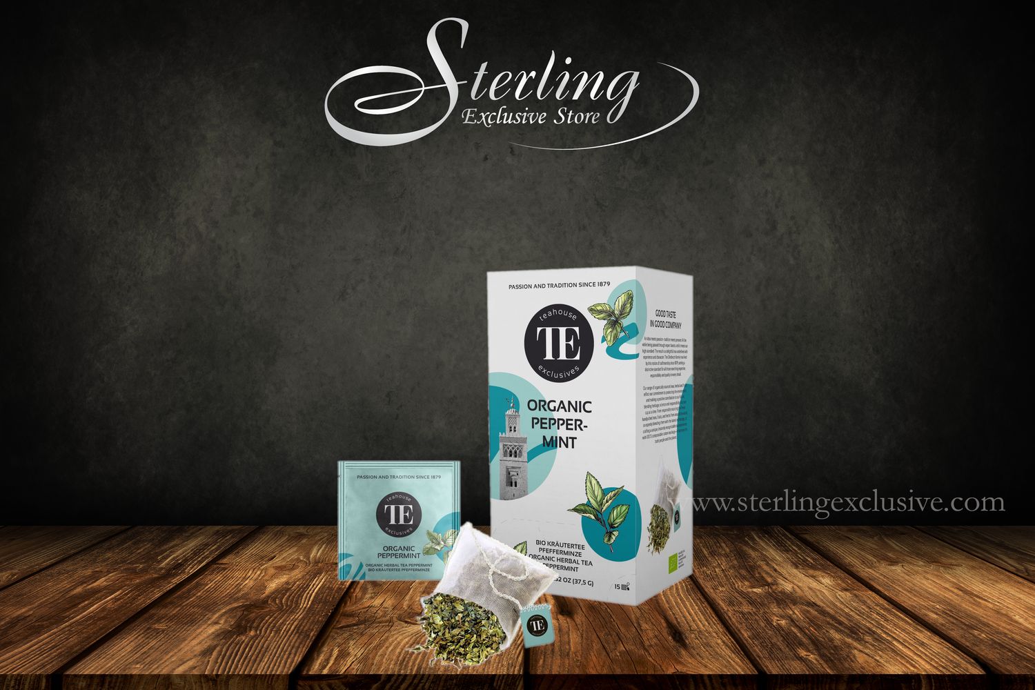 TE Organic Tea Bag Peppermint 15x2,5g