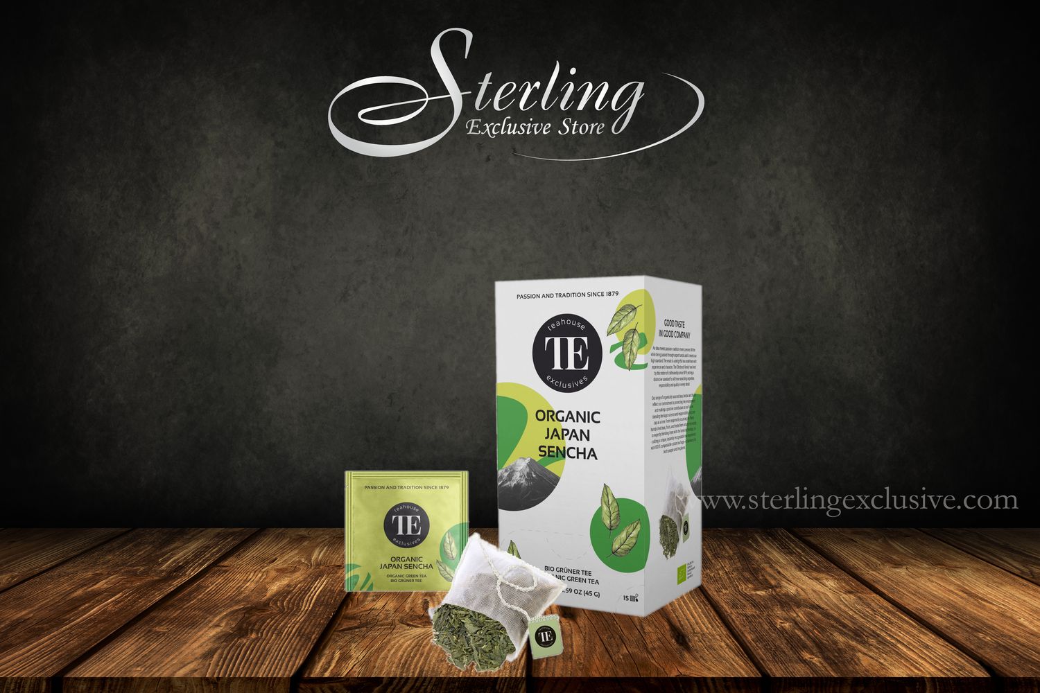 TE Organic Tea Japan Sencha 15x3g