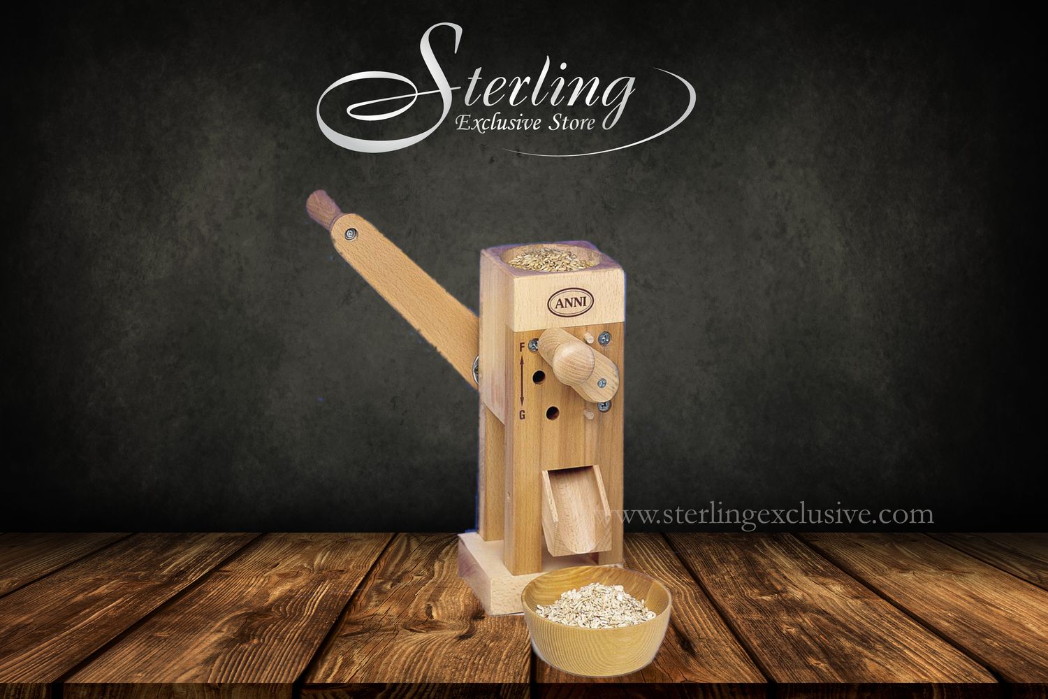 Hawos Anni Flockenquetsche mit Stahlwalzen