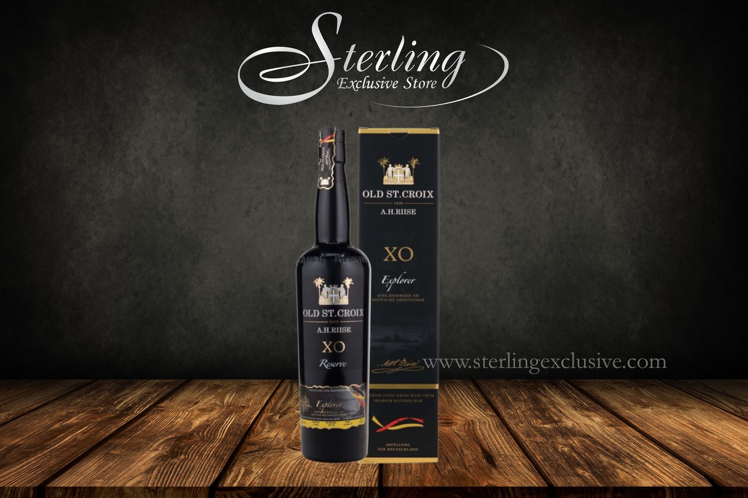 Old St. Croix A.H. Riise XO Explorer German Edition 40% 700ml in Geschenkverpackung
