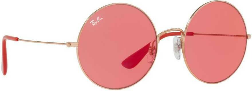 Ray-Ban 
UV Protection Round Sunglasses  (Red)