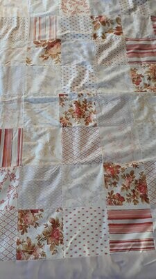 Pink/Red Patchwork Quilt