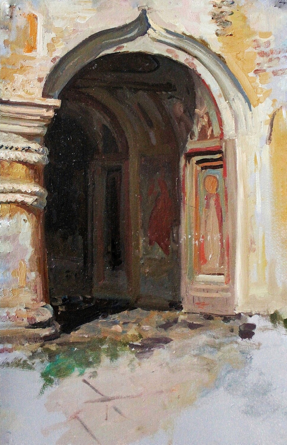 Святые ворота церкви Ионна Лествичника Кирилло-Белозерского монастыря