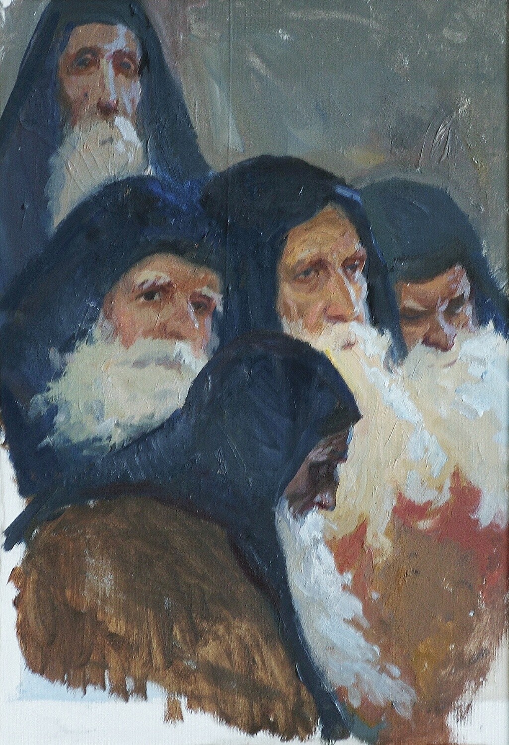 Иноки Соловецкого монастыря. XVII век.