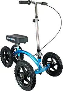 QUAD All Terrain Knee Walker in Metallic Blue