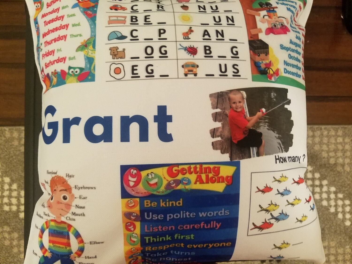 Child&#39;s Learning Pillow