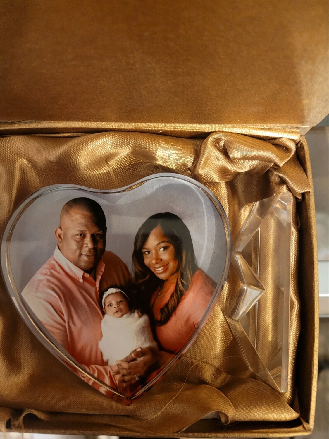 GLASS PHOTO HEART