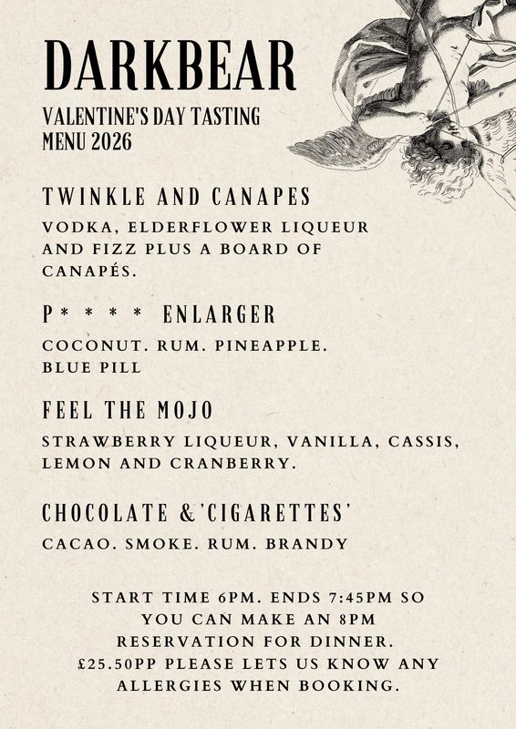 Valentines Tasting Menu