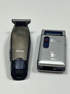 Kemei Trimmer + Yandou Shaver Combo