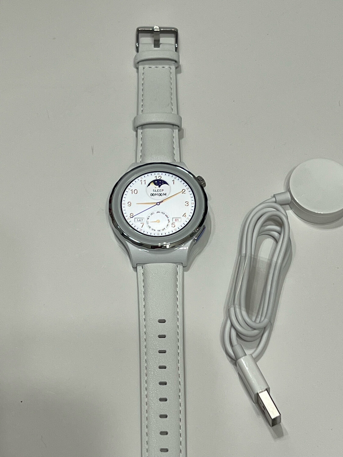 Wy 25 Mini Ladies Smart Watch Leather Strap