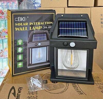 SOLAR INTERACTION WALL LAMP BK-888 4 pcs