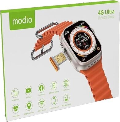 Modio 4G Ultra Android 2.2 Inch HD Display Smartwatch