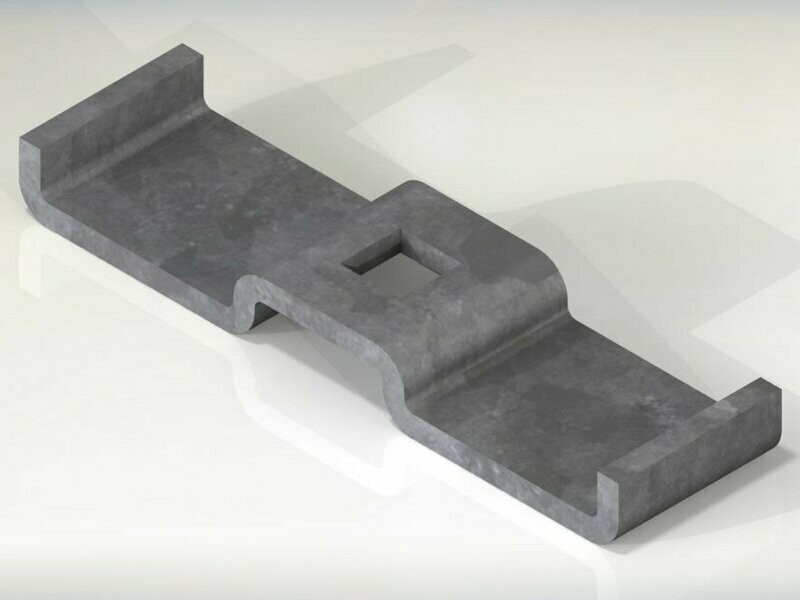 Platina poste hueco (Hollow Post Plate)