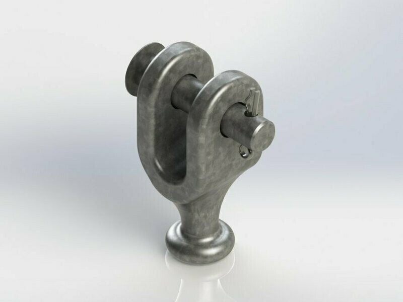 Soporte clevis horquilla y bola (Ball Clevis)
