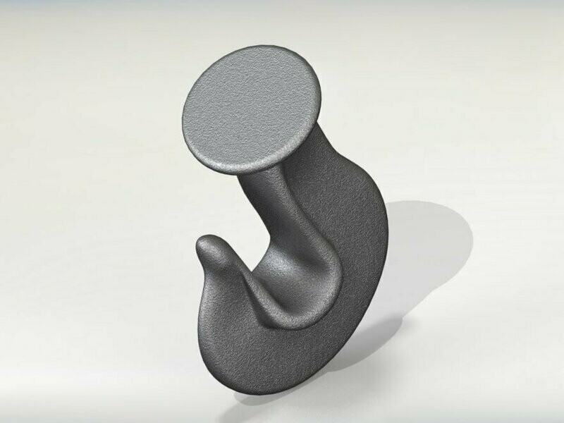 Adaptador de gancho con bola (en J) (Hook With Ball)