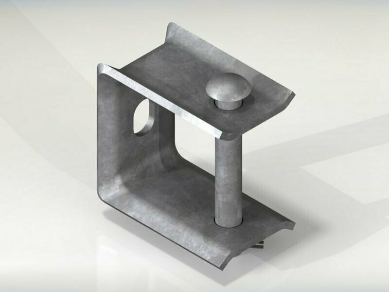 Soporte horquilla para aislador tipo carrete (Bracket Support For Insulating Type Spool)