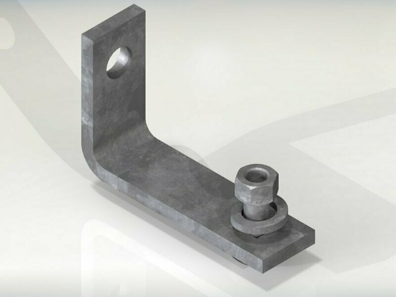 Soporte seccionador fusible en cruceta angular (Support Fusible Divider In Angular Crosspiece)