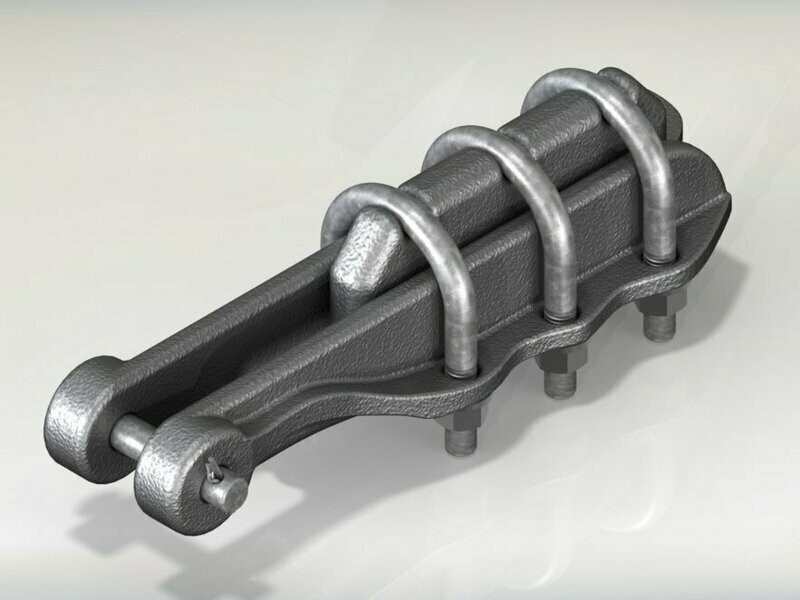Grapa de amarre tipo recta Cond. 477MCM (Tie Clamp 477 MCM)
