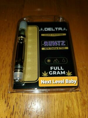 1g Delta 8 Vape Cartridge (Runtz)