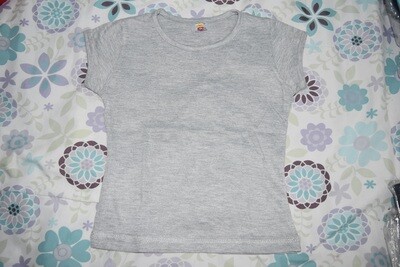 CAMISETA NIÑA 1 COLOR por mayor $2,25