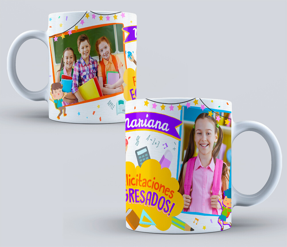 TAZAS EGRESADITOS desde $1,70 Por Mayor
