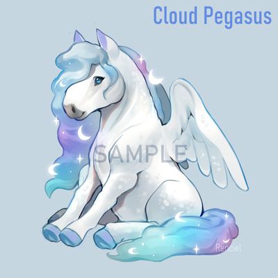 [Pre-Order] Cloud Pegasus  Acrylic Charm