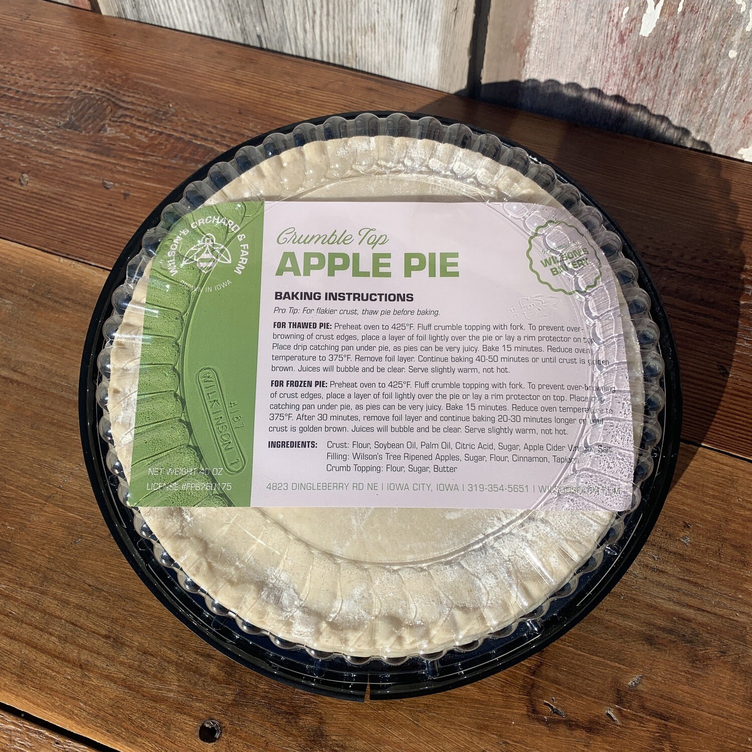 Apple Pie - Crumble Top
