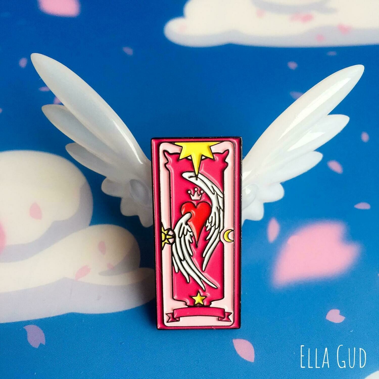 Enamel pin &quot;Nameless card&quot; Sakura Card Captor
