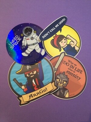 Playmobil Vinyl Sticker pack (4 pieces)