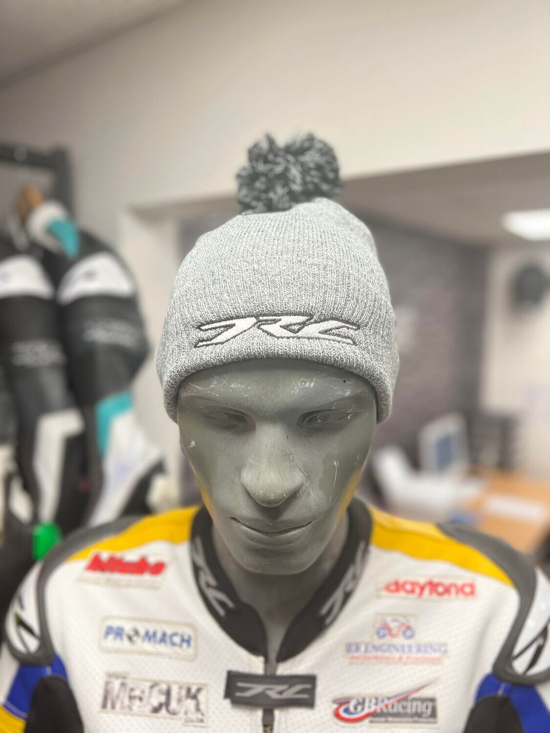 DRC Beanie, Colour: WHITE LOGO