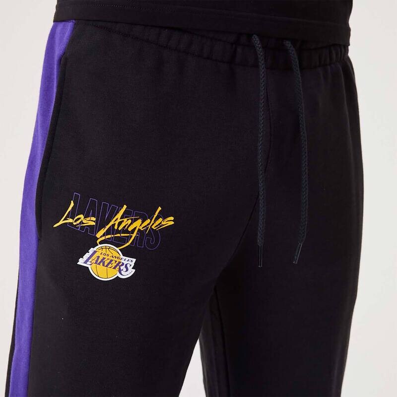 Pantalone New Era script jogger Los Angeles Lakers