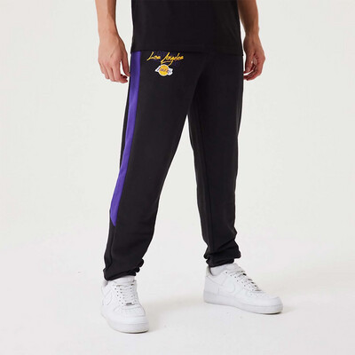 Pantalone New Era script jogger Los Angeles Lakers