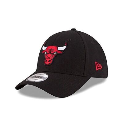 cappello nero New Era 9FORTY logo Chicago Bulls