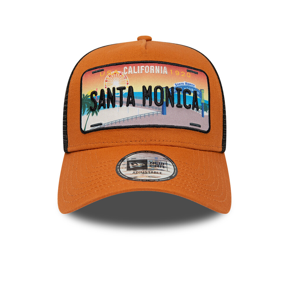 Cappellino New Era arancione Santa Monica