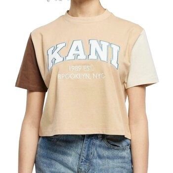 T-shirt Karl Kani color block college