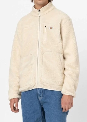 Sherpa full zip bianco