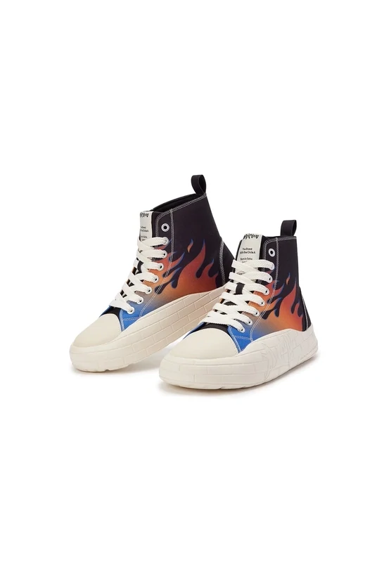 NYU VULC HIGH-TOP BLACK