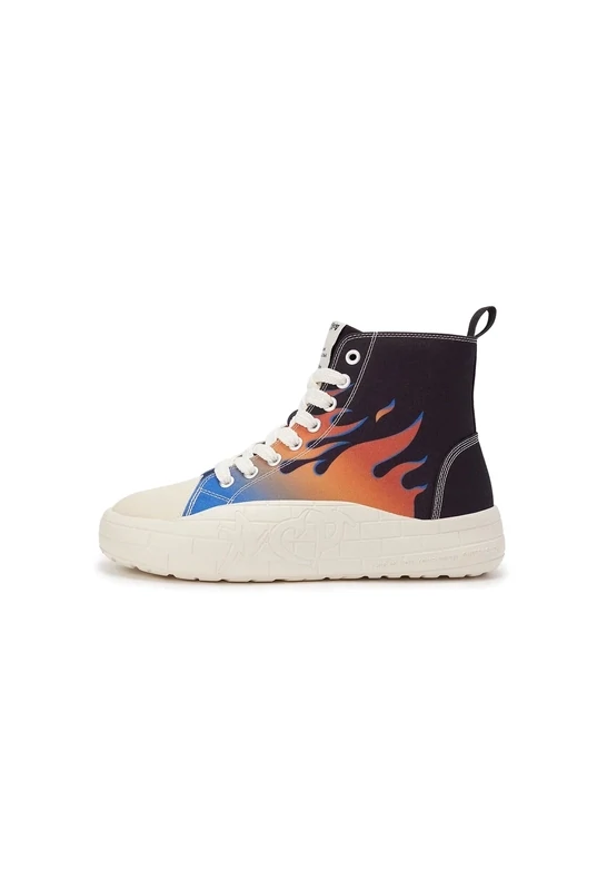 NYU VULC HIGH-TOP BLACK