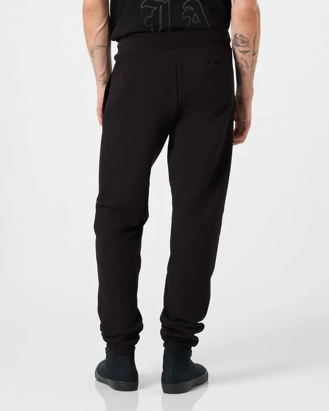BLACK PANTS WITH GREY DEMON BITE PRINT PHOBIA