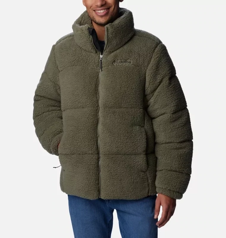 Giacca imbottita in Sherpa Puffect