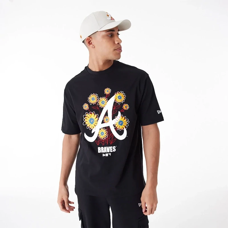 New Era Atlanta Braves Floral Logo Panna