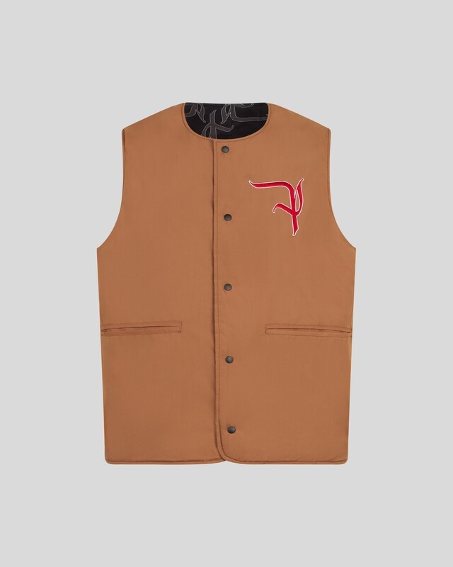 Phobia double face gilet with all over Gotic P