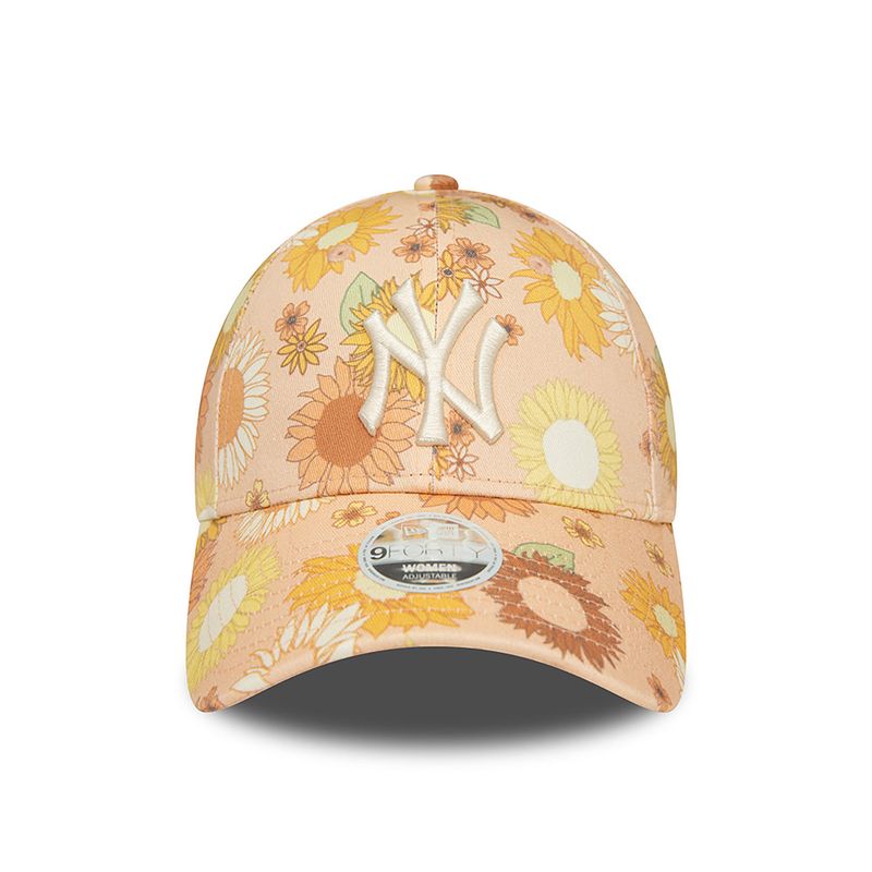 Cappello New Era Floral All Over Print Arancione