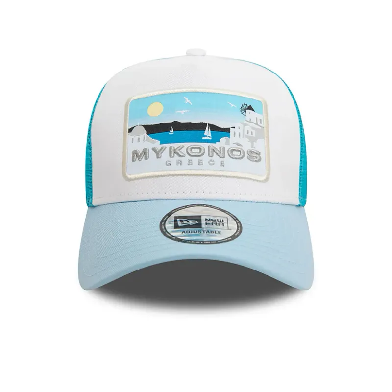 Cappello New Era Trucker Summer Mykonos