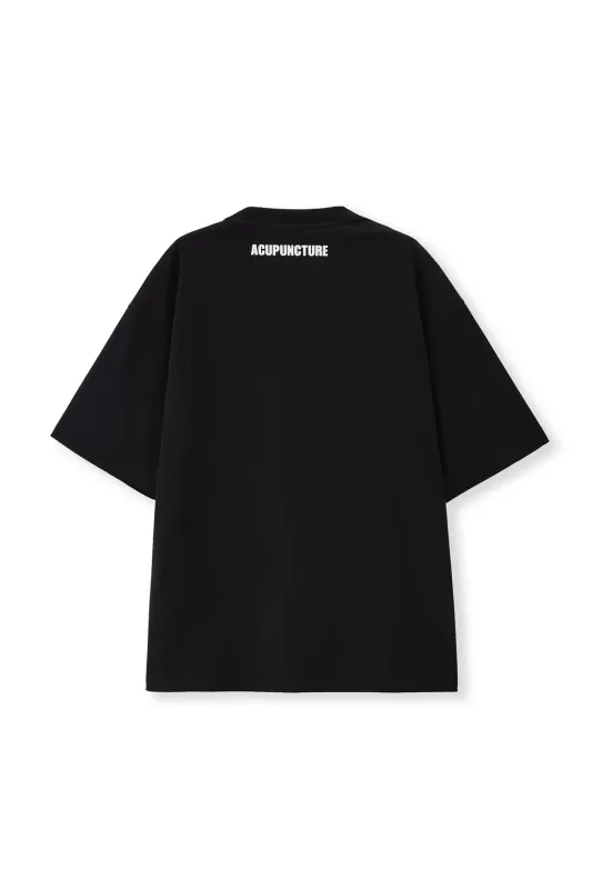 Mackerel Shark Acupuncture T-Shirt Black